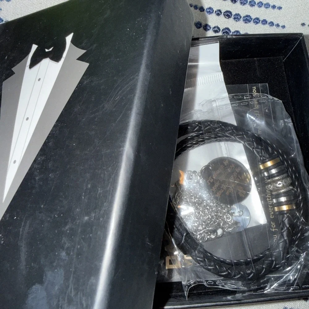 Father's Day Gift‎ Tuxedo Box Set Chan, Bracelet, My Hero Card Box